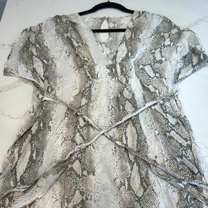 VIX Paula Hermanny Snakeskin Print Caftan Sz S